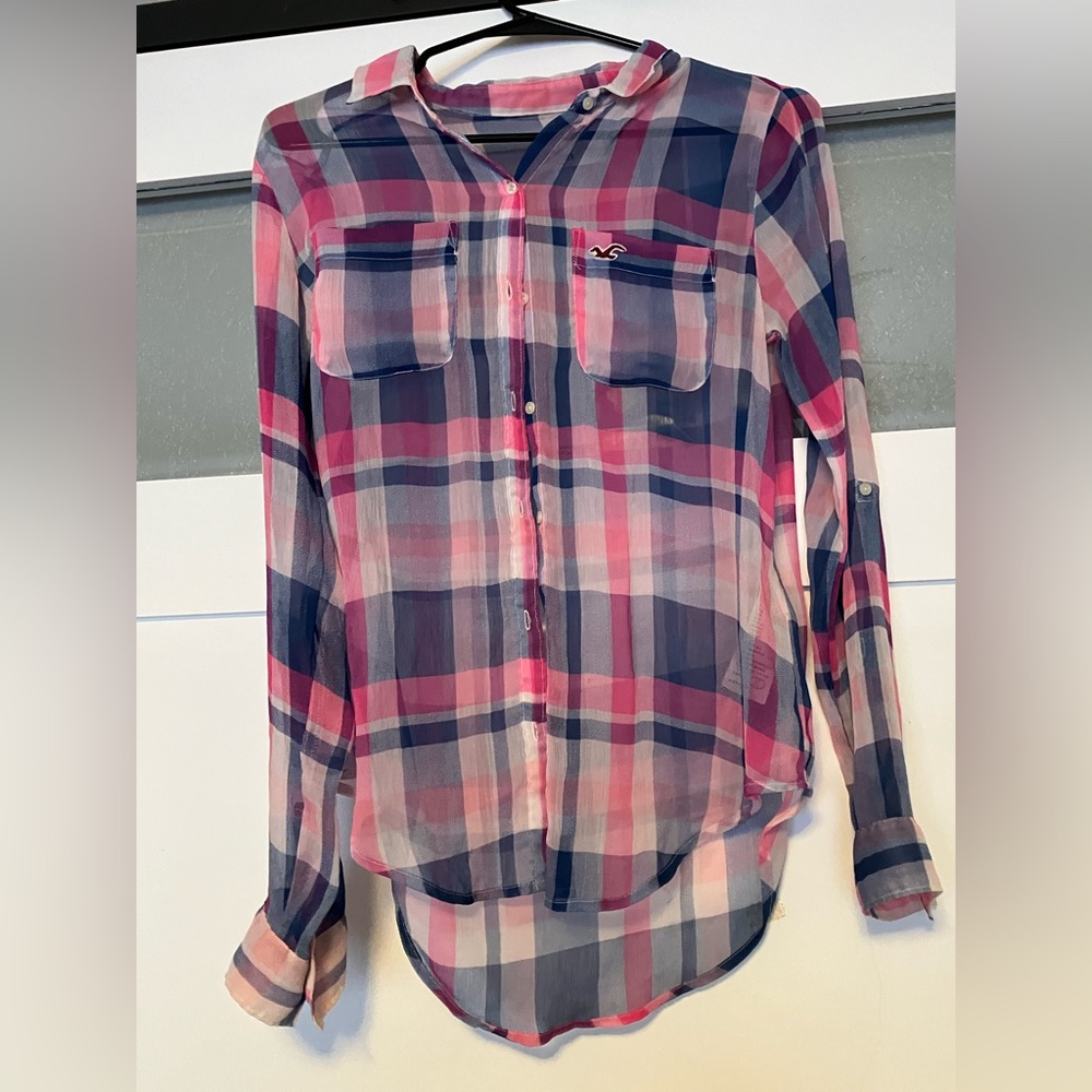 Hollister long sleeve button up